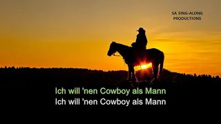 Sing doch mit... "Ich will ein Cowboy als Mann" Sing-along HD (Gitte Haenning)