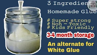 How to make SUPER GLUE / Craft glue WHICH CAN REPLACE WHITE GLUE