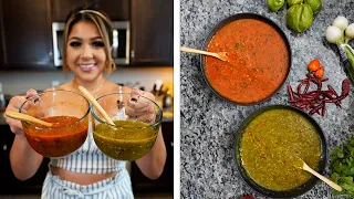 THE ONLY TWO SALSAS YOU WILL EVER NEED FOR YOUR TACOS!!!