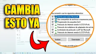 Como ACELERAR EL INTERNET un 300% sin programas en 2024 🚀| WIFI Y CABLE | NUEVOS AJUSTES EN W10⚡