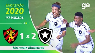 SPORT 1 X 2 BOTAFOGO | MELHORES MOMENTOS | 15ª RODADA BRASILEIRÃO 2020 | ge.globo