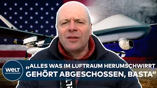 US-MILITÄRDROHNE ABGESTÜRZT: "Alles was im Luftraum herumschwirrt gehört abgeschossen, basta!"