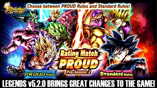 LEGENDS VERSION 5.2.0 BRINGS SOME GREAT CHANGES TO THE GAME!!! Dragon Ball Legends Info!