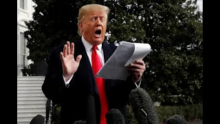 'I want nothing. I want nothing.' : Trump reading from hand-written note on Sondland testimony