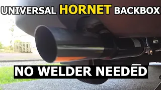 Making a UNIVERSAL EXHAUST BACK BOX Fit a Vauxhall Combo Van with NO WELDING - Combo Gets A HORNET