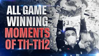 DOTA 2 - ALL GAME-WINNING Moments in The International History (TI1-TI12)