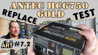 Antec HCG750 Gold power supply test, replace the old, … ART #7.2 [12.07.2022] [subtitles]