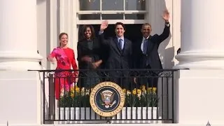 Trudeau at the White House: "Canada, US will always collaborate"