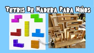 Comó hacer un Tetris de madera |Creatividades con Fher