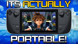 Kingdom Hearts, But it's ACTUALLY PORTABLE! (Steam Deck)