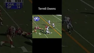 Terrell Owens DODGES EVERYONE!! 31 YD TD 💰😱😮🏈 | #shorts #reels #sports #football #nfl #49ers #best