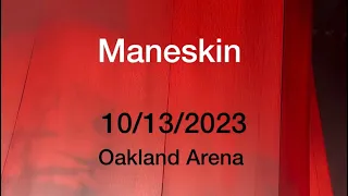 Maneskin in Oakland, CA 10/13/2023