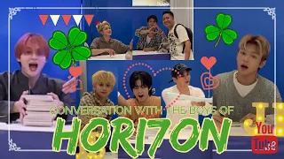 Conversation with the boys of HORI7ON