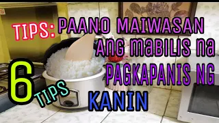 PAANO MAIWASAN ANG MABILIS NA PAGKAPANIS NG KANIN / 6 TIPS /SAM COLOURS