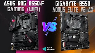 ASUS ROG Strix B550-F Gaming Wi-Fi vs Gigabyte B550 AORUS ELITE AX V2