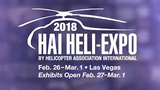 HAI HELI-EXPO 2018 in Las Vegas!