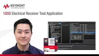 100G Electrical Receiver Test Application for IEEE 802.3ck - Overview