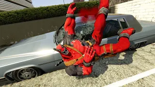 GTA 5 Epic Ragdolls And Fails #48 - ( Venompool  Falling On Cars )