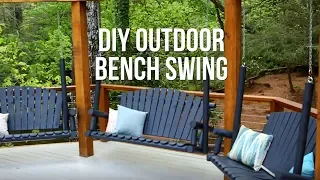 DIY Outdoor Bench Swing - DIY Network