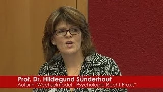 Forschungsergebnisse zum "Wechselmodell" - Prof. Dr. jur. Hildegund Sünderhauf im Vortrag