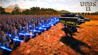 JEDI KNIGHTS & T-45s vs 4,000,000 UNDEAD GHOULS | Ultimate Epic Battle Simulator 2 | UEBS 2