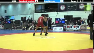 98 KG R16 - Alfonso An Leyva Yepez (Mexico) vs. John Wechter (Minnesota Storm)