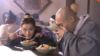 功夫電影！心毒姑娘把肉放入小僧碗裡戲弄他，下秒遭報應了！ 💥 中国电视剧 | KungFu