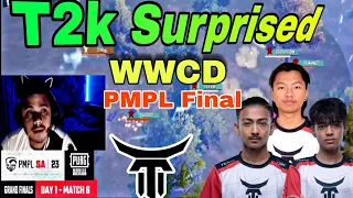 T2k Surprised 🙀 Cr7 Horaa In PMPL Final|Cr7 Horaa Reaction|PMPL South Asia Final