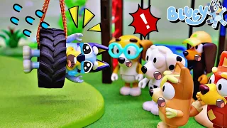 BLUEY and BINGO's Exciting Playground Adventure: Discovering Fun Games and Surprises!