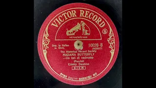 Emmy Destinn - "Un bel dì, vedremo", Madama Butterfly (Puccini) 1908