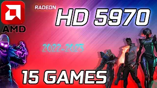 🔴AMD HD 5970 OC in 15 Games  | A MONSTER GPU! Will it be Valuable in 2022?