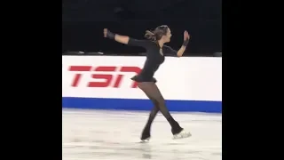 Evgenia Medvedeva Евгения Медведева Skate Canada 2018 SP Practice 26/10/2018