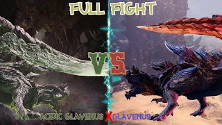 Acidic Glavenus Vs Glavenus (FULL FIGHT) Turf War