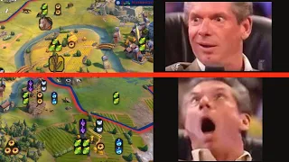 One map. Every natural wonder. Civ 6 deity America. Part 1. 🤣