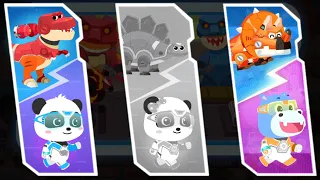 Baby Panda's Rescue Missions - Help Kiki and Miumiu to Find The Dinosaurs Fossils - Babybus Games