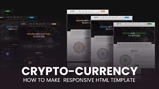 How to make Cryptocurrency Responsive HTML Website Template