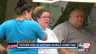 One person killed, another injured in mobile home fire in Hillsborough County