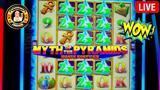 MYTH OF THE PYRAMIDS GIVES ME 40 SPINS!