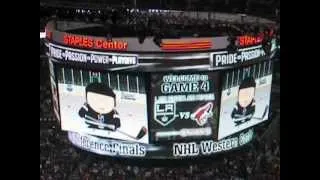 Cartman gets Kings fans psyched