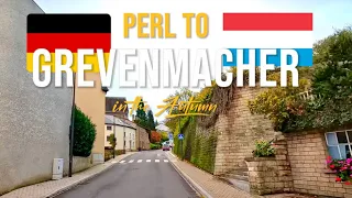 Driving in Germany 🇩🇪 from Perl to Grevenmacher in Luxembourg 🇱🇺in November 2023.