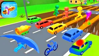 Shape Shifting All Levels Gameplay Walkthrough Car Helicopter Cycle Motorcycle Racing Game 🏁🚲🔥