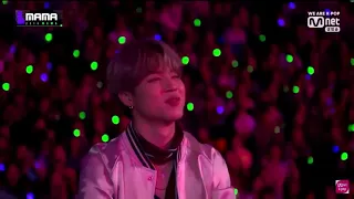 BTS JIMIN REACTION TO DUA LIPA AT MAMA 2019