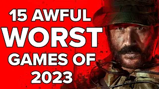 We Played These 15 WORST GAMES OF 2023 So You Don't Have To