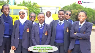 Moi Girls School Nairobi debating club during the Nairobi Schools Open 2023 at USIU - Africa.