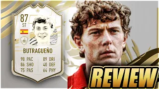 ICON 87 RATED EMILIO BUTRAGUENO PLAYER REVIEW - FIFA 22 ULTIMATE TEAM - THE VULTURE IS CLUTCH!!!!!!