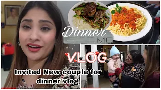 Family Vlog || Invited Newly married couple for Dinner