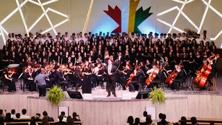 Singing with Coral Jovem do IAESC and FVA | Behold Our God | Live concert in Brazil