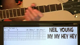 Neil Young My My Hey Hey Guitar Chords Lesson & Tab Tutorial