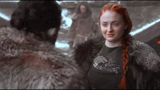 Sansa gives Jon a Stark cloak | Game of Thrones: 6x05 | HD 1080p