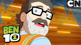 Ben 10's Train Loses It's Breaks | Ben 10 | Cartoon Network